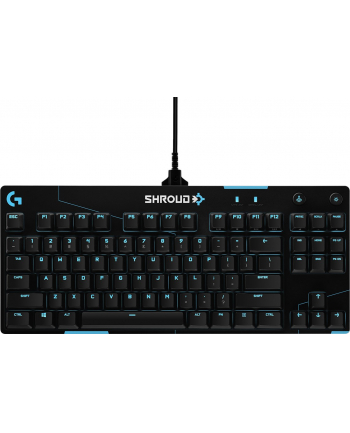 Klawiatura Logitech G PRO X Shroud czarna