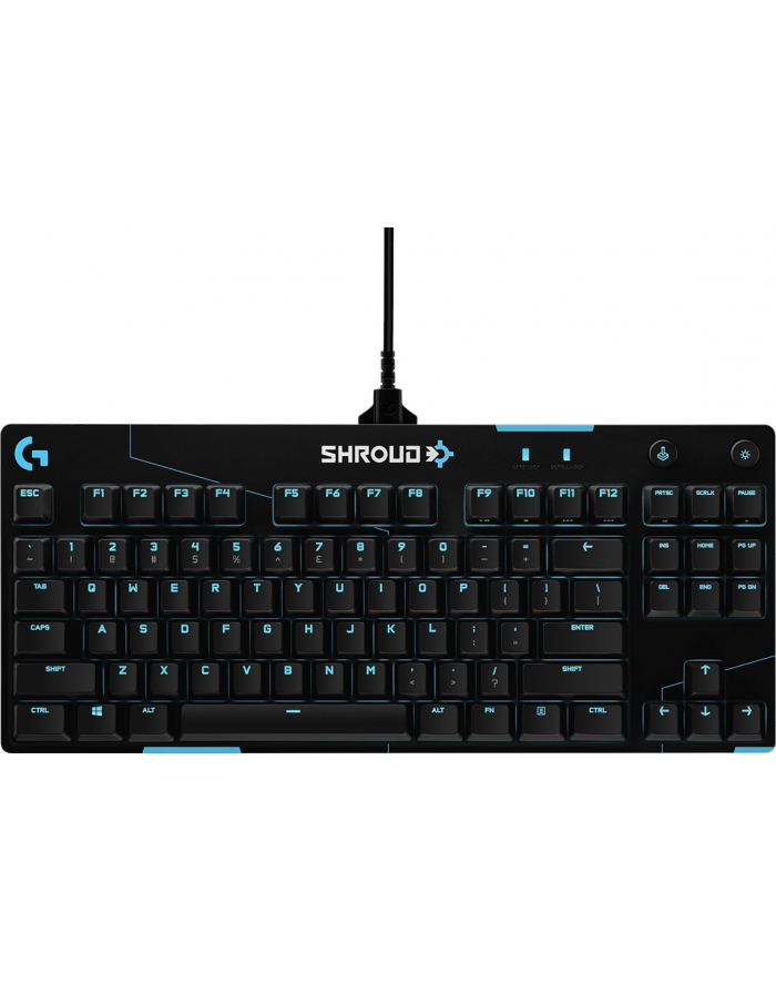 Klawiatura Logitech G PRO X Shroud czarna główny