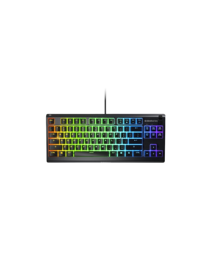 Seria SteelSeries | Klawiatura do gier | Apex 3 bez klawiatury numerycznej | | Klawiatura do gier | Przewodowe | Światło LED RGB | NORD | Ciche przełączniki główny