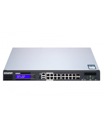 Qnap QGD-1600P-4G, 16x 1GbE, 2x combo 10GbE SFP+/RJ45, 370W Po, Celeron J4115, 4GB, equipped with QTS, 2 X 25''; SSD/HDD, 2 x PCIe Gen 2x2 slots, 1 X USB30, 2 X USB 20, 1 X HDMI