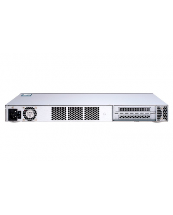 Qnap QGD-1600P-4G, 16x 1GbE, 2x combo 10GbE SFP+/RJ45, 370W Po, Celeron J4115, 4GB, equipped with QTS, 2 X 25''; SSD/HDD, 2 x PCIe Gen 2x2 slots, 1 X USB30, 2 X USB 20, 1 X HDMI