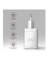 axagon ACU-PD20W Ładowarka sieciowa PD 20W, 1x port USB-C, PD3.0/QC3.0/AFC/FCP/Apple Biała - nr 12
