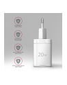 axagon ACU-PD20W Ładowarka sieciowa PD 20W, 1x port USB-C, PD3.0/QC3.0/AFC/FCP/Apple Biała - nr 24