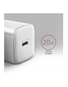axagon ACU-PD20W Ładowarka sieciowa PD 20W, 1x port USB-C, PD3.0/QC3.0/AFC/FCP/Apple Biała - nr 40