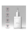 axagon ACU-PD20W Ładowarka sieciowa PD 20W, 1x port USB-C, PD3.0/QC3.0/AFC/FCP/Apple Biała - nr 43