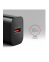axagon ACU-QC18 Ładowarka sieciowa QC 18W, 1x port USB-A, QC3.0/AFC/FCP/SMART Czarna - nr 9