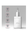 axagon ACU-PD20W Ładowarka sieciowa PD 20W, 1x port USB-C, PD3.0/QC3.0/AFC/FCP/Apple Biała - nr 13