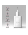 axagon ACU-PD20W Ładowarka sieciowa PD 20W, 1x port USB-C, PD3.0/QC3.0/AFC/FCP/Apple Biała - nr 47