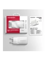 axagon ACU-PD30W Ładowarka sieciowa PD 30W, 1x port USB-C, PD3.0/QC3.0/AFC/FCP/Apple Biała - nr 39