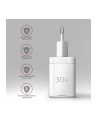 axagon ACU-PD30W Ładowarka sieciowa PD 30W, 1x port USB-C, PD3.0/QC3.0/AFC/FCP/Apple Biała - nr 48