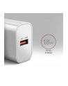 axagon ACU-QC18W Ładowarka sieciowa QC 18W, 1x port USB-A, QC3.0/AFC/FCP/SMART Biała - nr 50