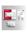 axagon ACU-QC18W Ładowarka sieciowa QC 18W, 1x port USB-A, QC3.0/AFC/FCP/SMART Biała - nr 56