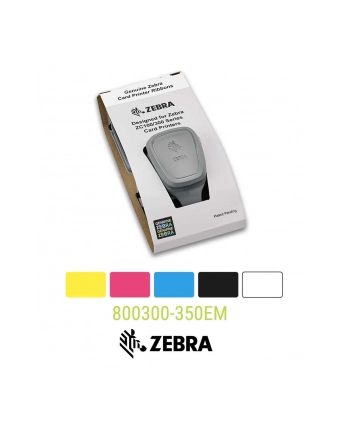zebra Zestaw taśm YMCKO na 800 wydruków do ZC100/ZC300 nr 2