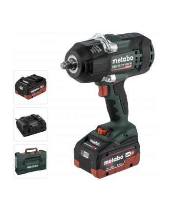 Akumulatorowy klucz udarowy Metabo SSW 18 LTX 1450 BL + metaBOX + 2 akumulatory LiHD 18V/5.5Ah