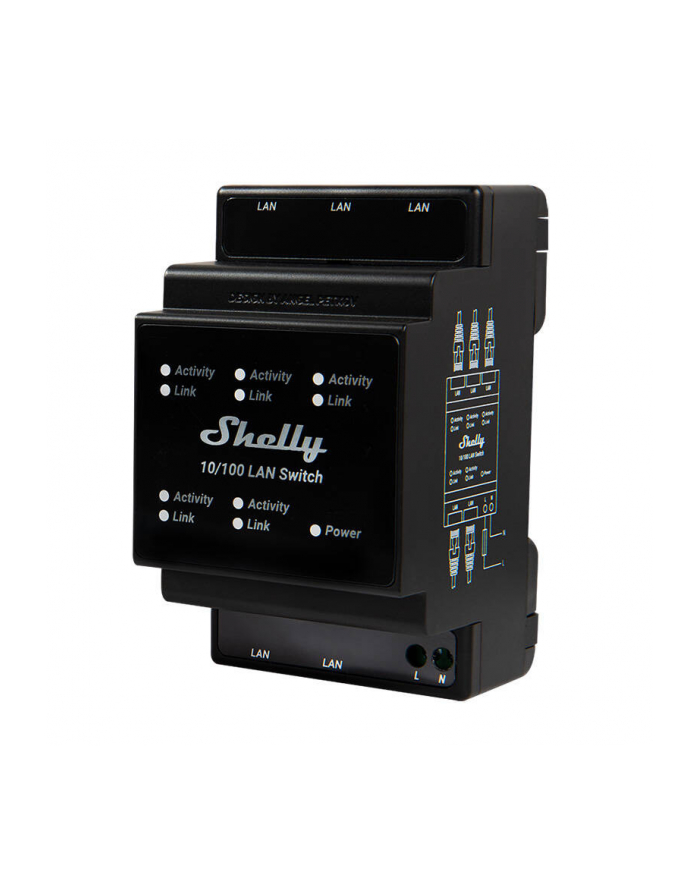 Shelly LAN Switch przełącznik Ethernet z 5 portami główny