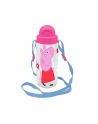 Bidon butelka na wodę 500ml z paskiem Peppa Pig Świnka Peppa PP09060 Kids Euroswan - nr 1