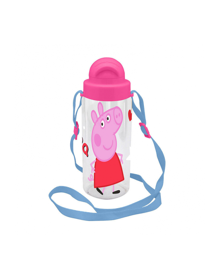 Bidon butelka na wodę 500ml z paskiem Peppa Pig Świnka Peppa PP09060 Kids Euroswan główny