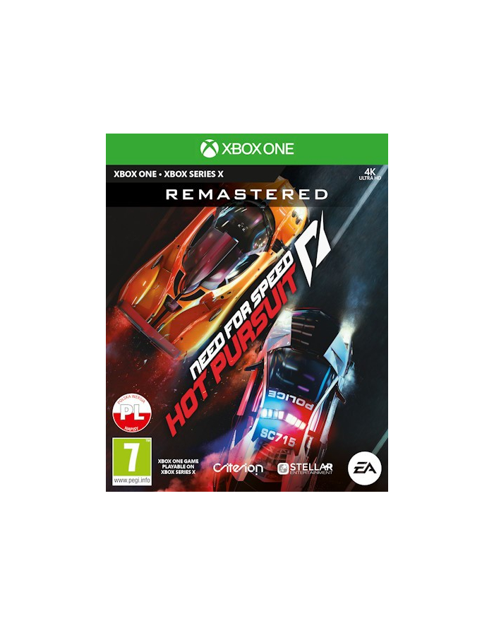 cenega Gra Xbox One/Xbox Series X Need for Speed Hot Pursuit Remastered główny