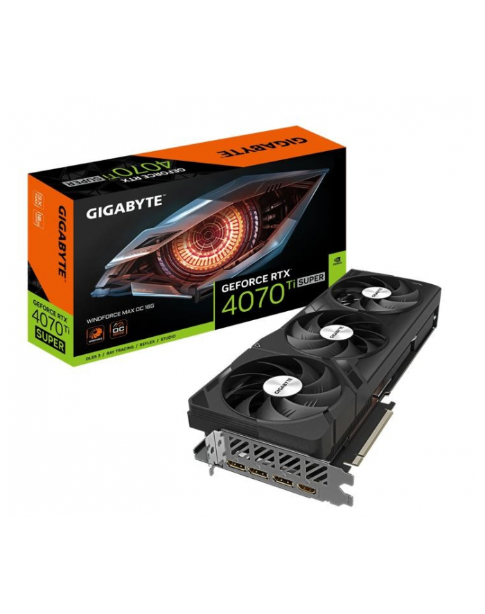 gigabyte Karta graficzna GeForce RTX 4070 Ti SUPER WINDFORCE MAX OC 16G GDDR6X 256bit główny