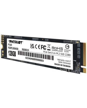 patriot memory PATRIOT P320 128GB M.2 2280 PCIE SSD