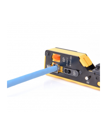 DIGITUS Multi Modular Crimping Tool Pass through Suitable for 6P 8P CAT 6 EZ 8P8C Plug nr 1