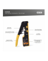 DIGITUS Multi Modular Crimping Tool Pass through Suitable for 6P 8P CAT 6 EZ 8P8C Plug - nr 6