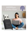 qoltec Adapter bezprzewodowy Ultra szybki mini WiFi Standard AC | BT 4.0USB | 600Mbps - nr 3