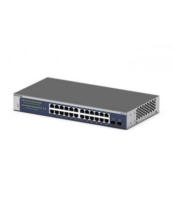 NETGEAR GS724T 24 Port Gigabit Smart Switch 2x combo copper/ SFP Ports Insight Remote/Cloud management