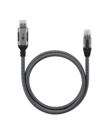 KABEL ETHERNET USB-A 3.0 DO RJ45 3M CZARNY 70499 GOOBAY