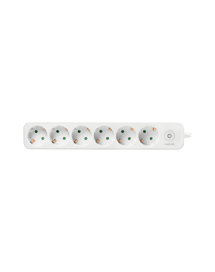 Logilink Lps247 15 M 6X Gniazdo Biały główny