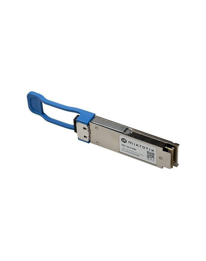 Mikrotik Moduł Przekaźników Sieciowych Swiatłowód 100000 Mbit S Qsfp28 1309 Nm (Xq+31Lc10D) główny