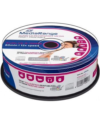 Mediarange Cd-r do muzyki Audio cake 25 printable nr 1
