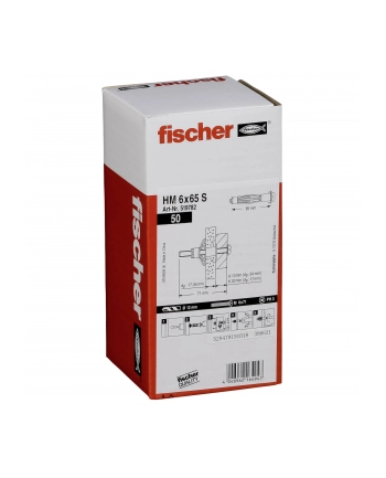Fischer Kotwa Do Pustaków Ściennych 519782 12mm nr 1