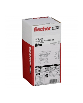Fischer Ultracut Śruba do Betonu FBS II 8x70 20/5 US TX 536852 nr 1
