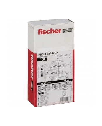 Fischer Ultracut Fbs Ii 6X40/5 Śruba Do Betonu 100 (546378) nr 1
