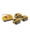 DeWALT zestaw 3 akumulatorów 54V Li-Ion 9,0Ah + ładowarka DCB118X3 - nr 2