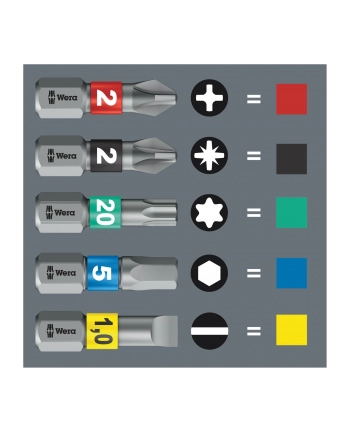 Wera Bity Bit-Check 12 Bitorsion 1 Sb 05136385001 Zest. Bitcheck12Bitorsion1Sb nr 1