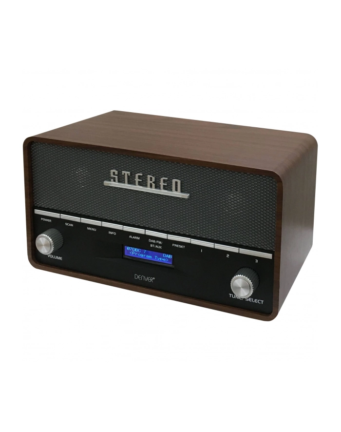Denver Dab-36 - Dab Portable Radio - Bluetooth - Srebrny (Dab36) główny