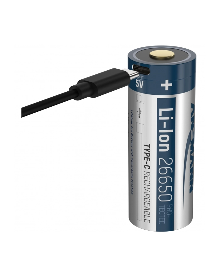 Ansmann Akumulator Specjalny 1307 0012 Li Ion 5100 Mah 3.6 V 1 Szt. 26650USBC główny