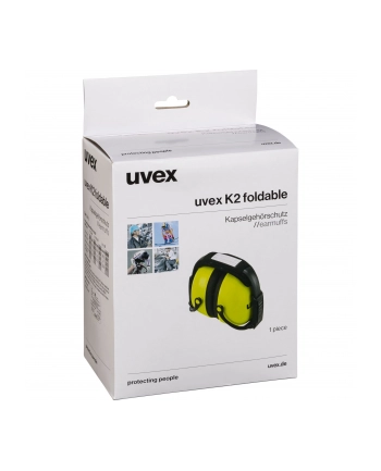 Uvex Nauszniki Słuchawki K2 Składane Zielone nr 2