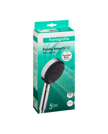 Hansgrohe Pulsify Select 105 3Jet Relaxation Chrom 24110000