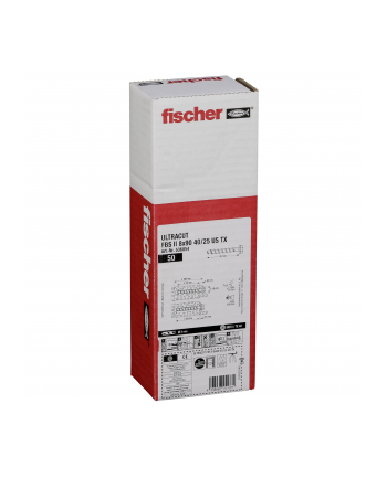 Fischer Ultracut Fbs II Wkręty 8x90 40/25 Us Tx 50szt. 536854