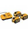 DeWALT zestaw 3 akumulatorów 54V Li-Ion 9,0Ah + ładowarka DCB118X3 - nr 2