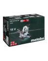 Akumulatorowa ukośnica Metabo KGS 18 LTX BL 216 z funkcją posuwu - 2 akumulatory Li-Power 18V/5.2Ah - nr 1