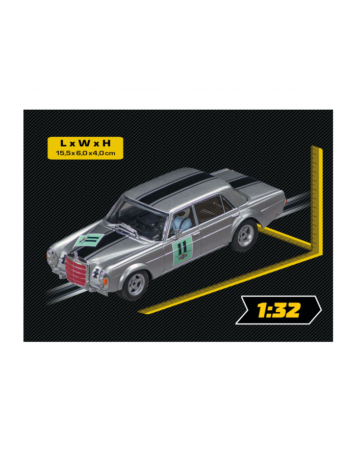 Carrera DIGITAL 132 - Mercedes-Benz 300 SEL 6.3 AMG ''Preis der Nationen 1970, No.11'' 31088X główny