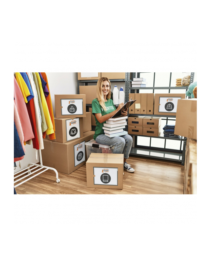Durable Kieszeń Samoprzylepna Na Dokumenty A4 Srebrna, 5 Sztuk, Durable, 400657 (25197) główny