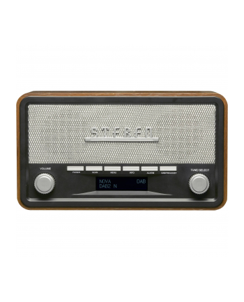 Denver Dab-18 - Clock Radio - Bluetooth - Stereo - Srebrny