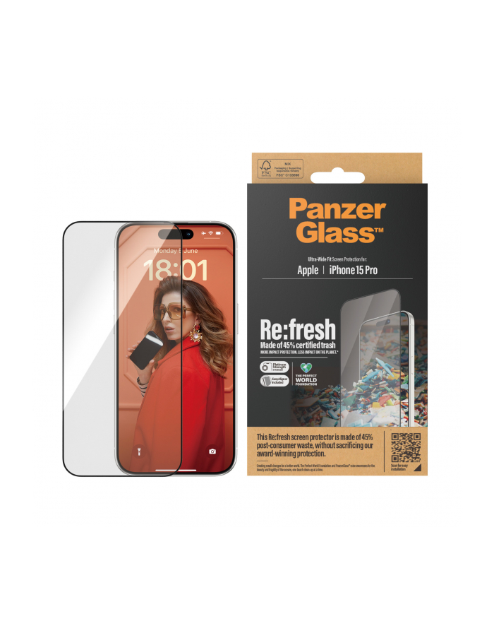 Panzerglass Re:Fresh Do Iphone 15 Pro główny