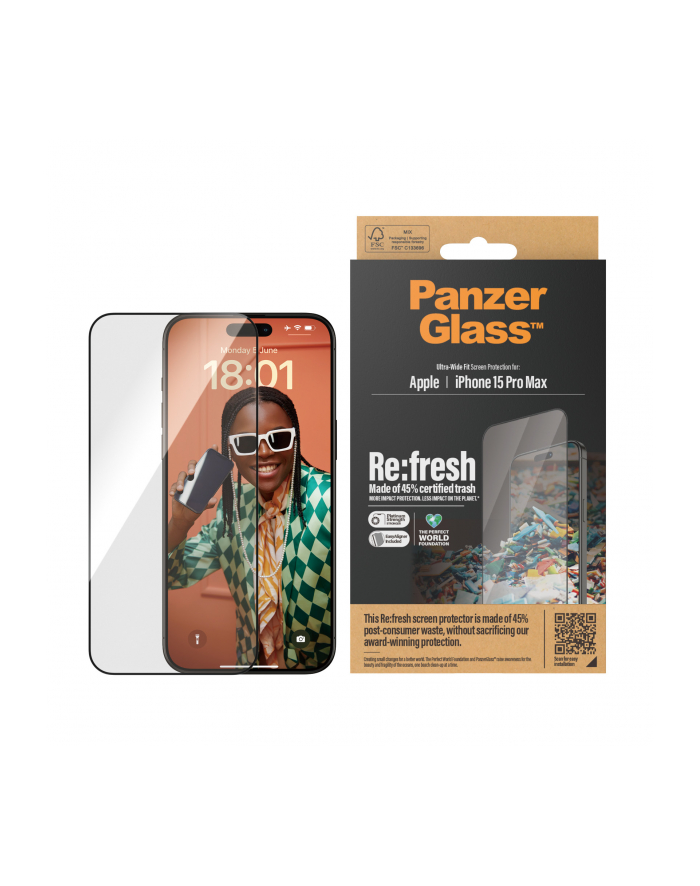 Panzerglass Re:Fresh Do Iphone 15 Pro Max główny