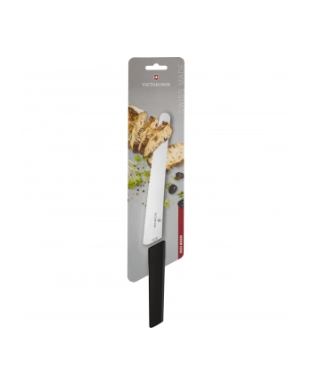 Nóż do chleba i ciast, ostrze ząbkowane, 22 cm, czarny Victorinox  6.9073.22WB nr 1